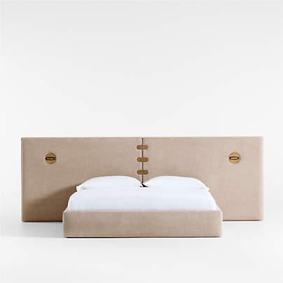 Montecito King Extended Headboard Bed with Lighting by Brigette Romanek