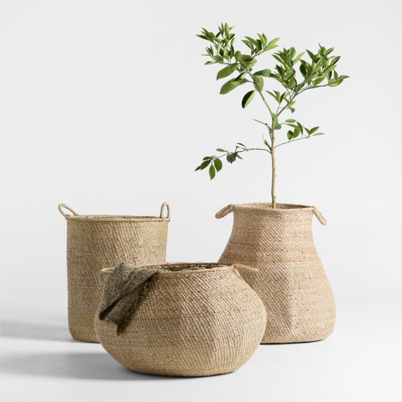 Nes Medium Woven Basket 15" by Brigette Romanek