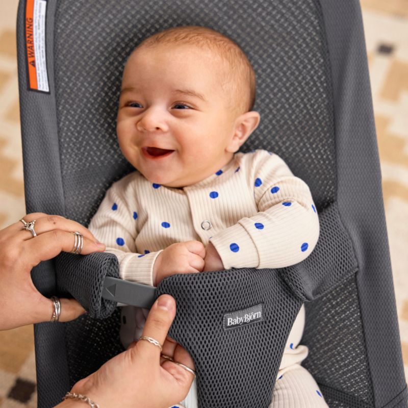 BABYBJÖRN ™ Bouncer Begin Dark Grey Mesh Baby Bouncer Chair - image 1 of 8