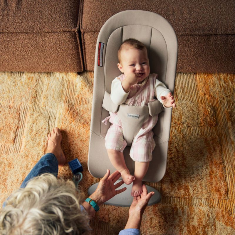 BABYBJÖRN ™ Bouncer Begin Sand Grey Woven Baby Bouncer Chair - image 2 of 7