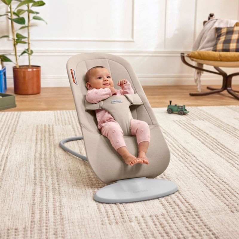 BABYBJÖRN ™ Bouncer Begin Sand Grey Woven Baby Bouncer Chair - image 4 of 7
