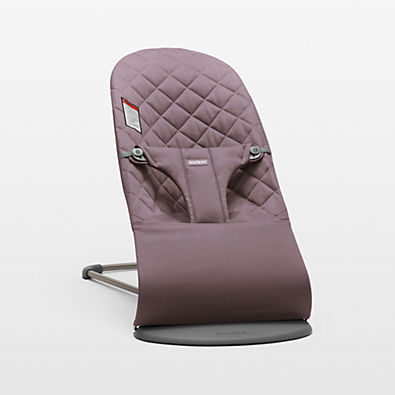 View BABYBJÖRN ™ Bouncer Bliss Cotton Quilt Dark Purple Baby Bouncer Chair details