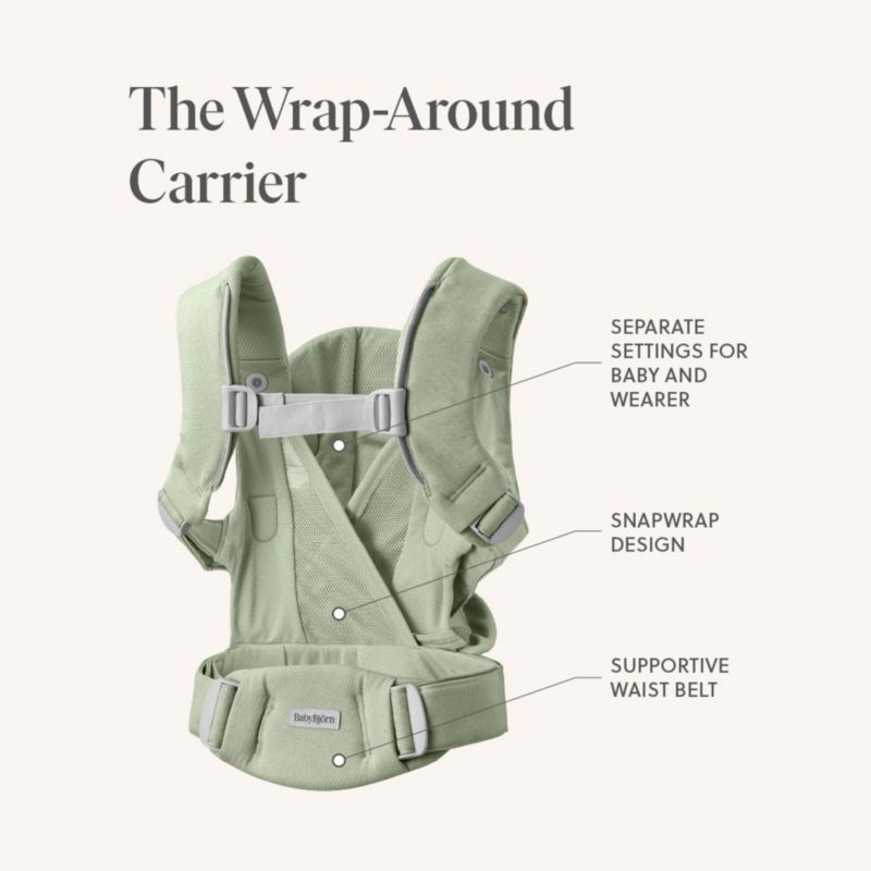BABYBJÖRN ™ Hold Cream Mesh Baby Carrier - image 6 of 7