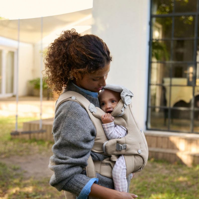 BABYBJÖRN ™ Hold Sand Grey Woven Baby Carrier - image 1 of 7