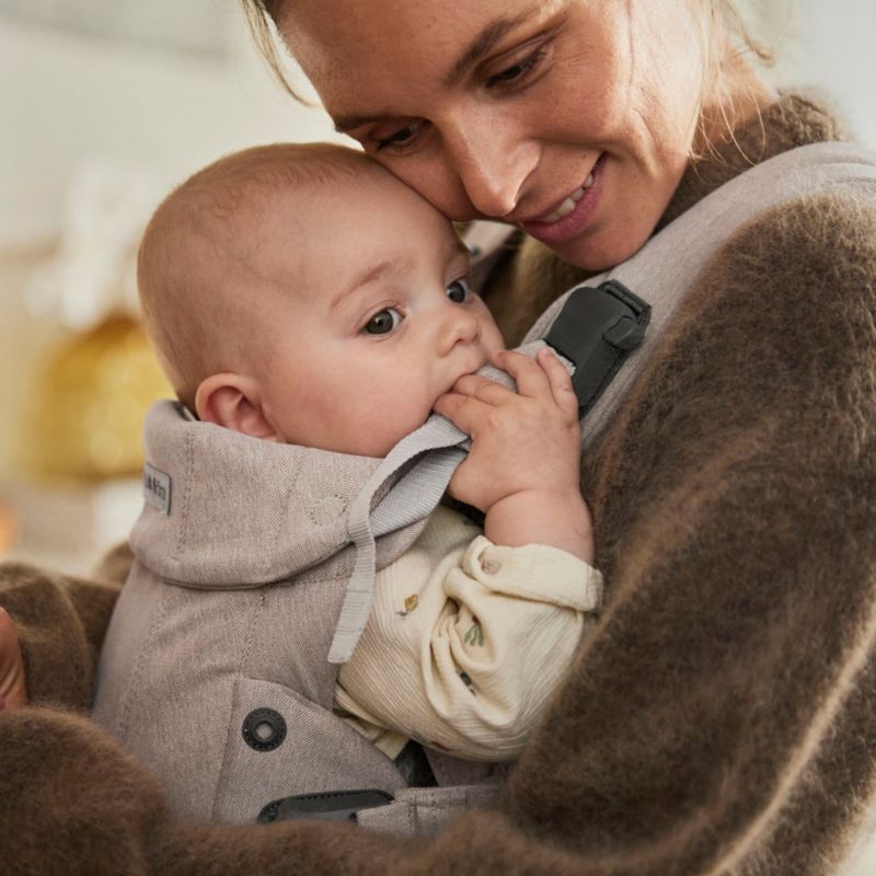 BABYBJÖRN Harmony Light Beige Woven Melange Baby Carrier - image 3 of 4