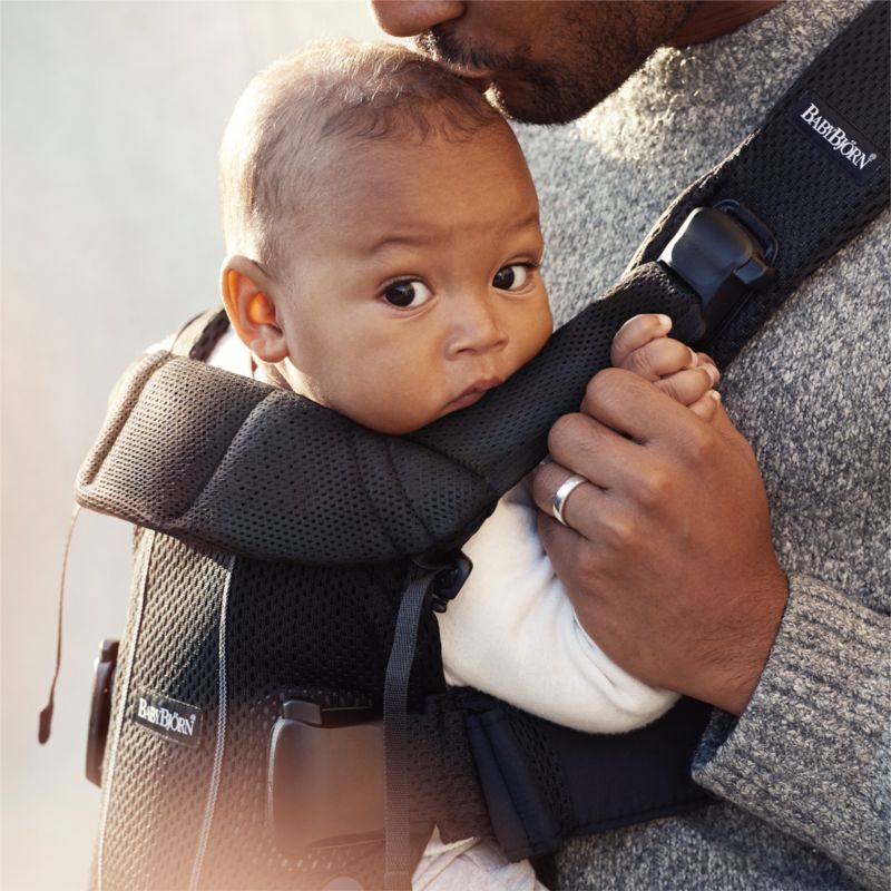 BABYBJÖRN ™ Black One Air Mini 3D Mesh Baby Carrier - image 1 of 3