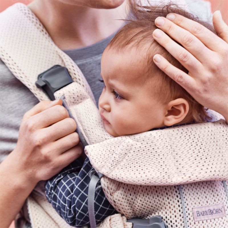 BABYBJÖRN ™ Pearly Pink One Air Mini 3D Mesh Baby Carrier - image 1 of 4