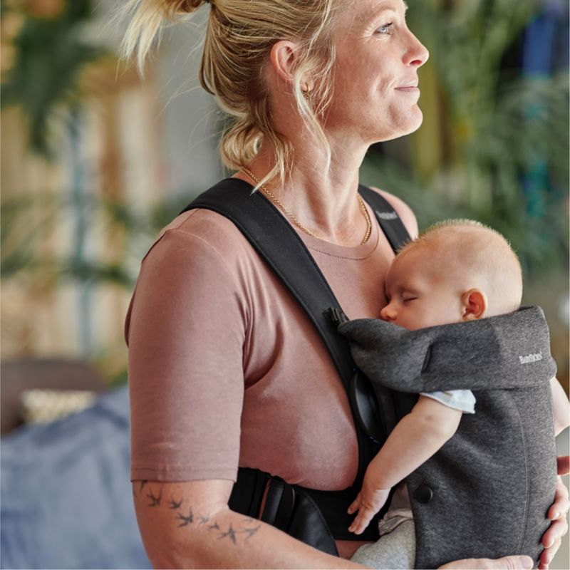 BABYBJÖRN ™ Charcoal Grey Mini 3D Jersey Baby Carrier - image 1 of 3