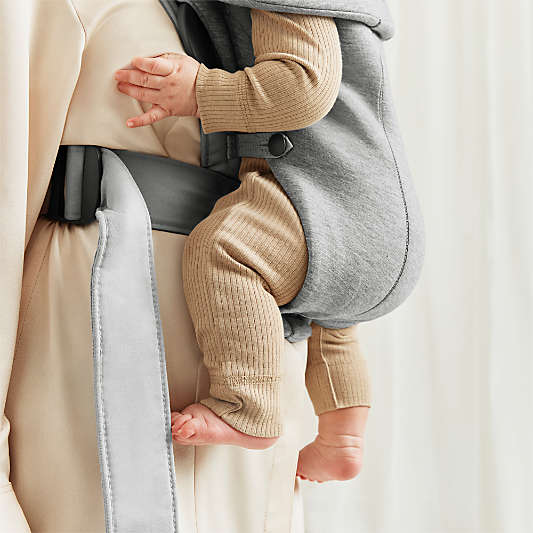 BABYBJÖRN ™ Light Grey Mini 3D Jersey Baby Carrier