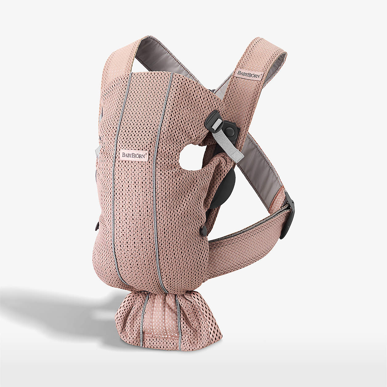 BABY BJÖRN Mini 3D Mesh Pink Baby Carrier + Reviews Crate & Kids