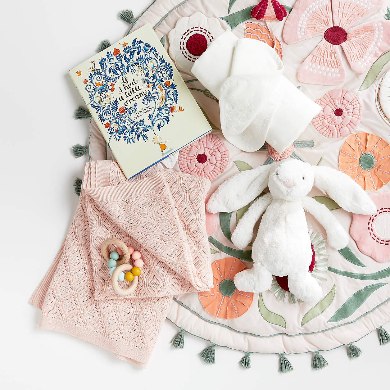 Pink & White Baby Shower Gift Set Crate & Kids Canada