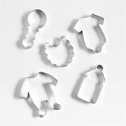 Baby Shower Cookie Cutters, Set of 5