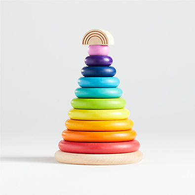 View Large Wooden Baby Stacking Rings details
