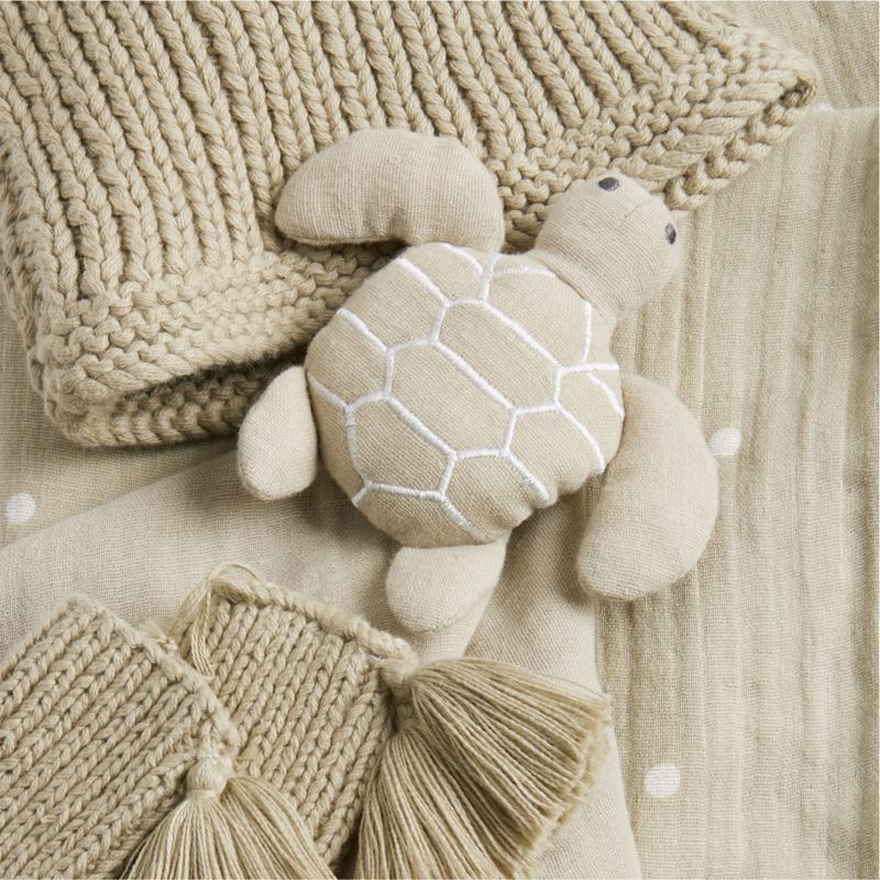 Sea Turtle 4-Piece Organic Cotton Baby Swaddle Gift Set - image 1 of 2