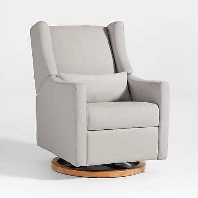 grey recliner glider