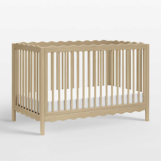 Babyletto Swell Washed Pine Wood 4-in-1 Convertible Crib