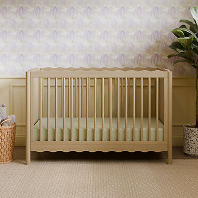 View Babyletto Swell Washed Pine Wood 4-in-1 Convertible Crib details