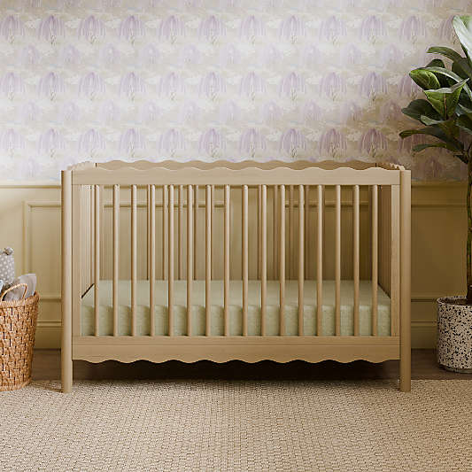 Babyletto Swell Washed Pine Wood 4-in-1 Convertible Crib
