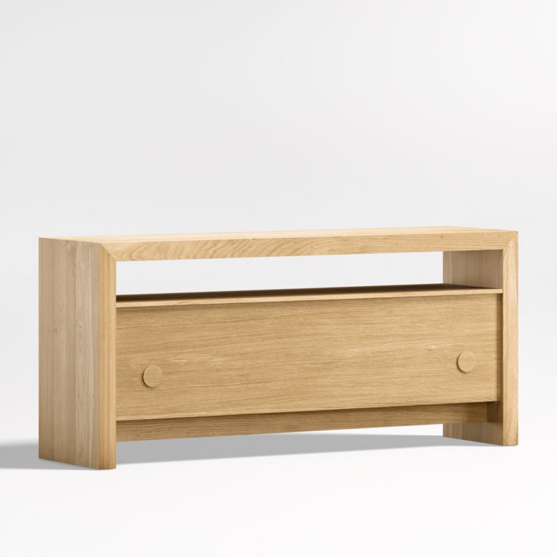 Baja Natural Oak 72" Media Console - image 7 of 10