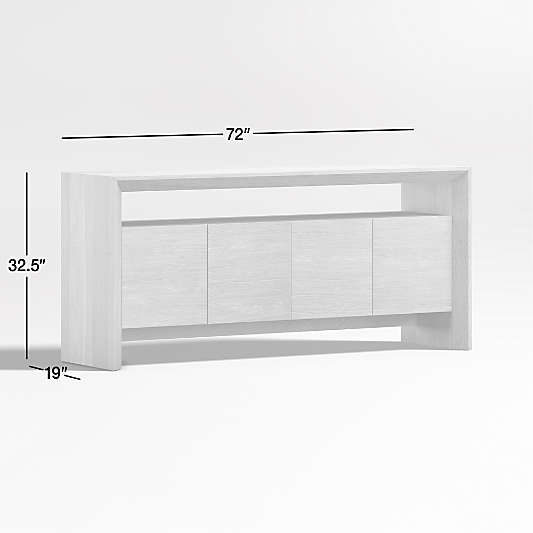 Baja Natural Oak 72" Media Console