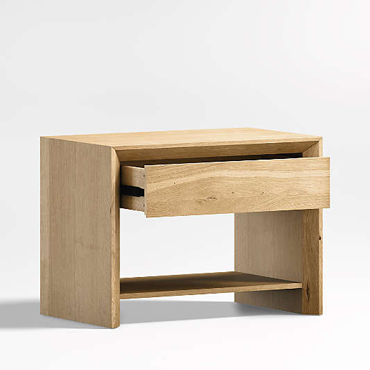 Baja 30" White Oak Wood Nightstand