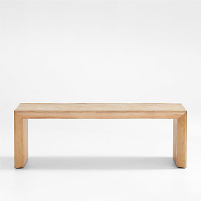 View Baja Natural Oak Wood 54" Rectangular Coffee Table details