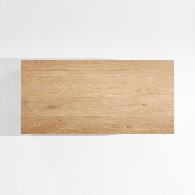 Baja Natural Oak Wood 54" Rectangular Coffee Table - image 8 of 10