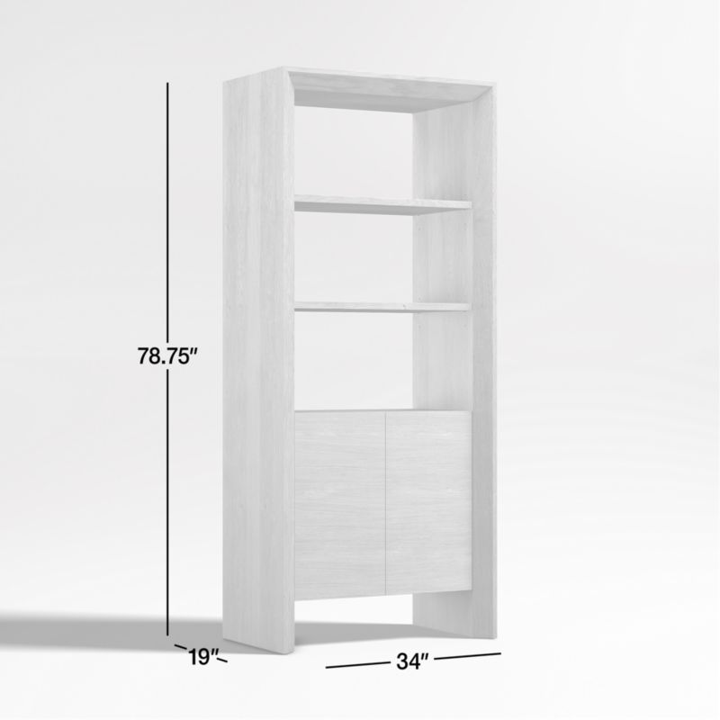 View Baja Natural Storage Bookcase - image 3 of 14