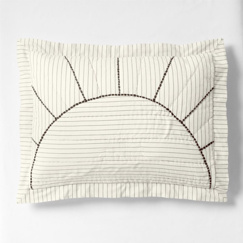 Baja Sunset Yarn Dye Organic Cotton Kids Pillow Sham - image 0 of 3