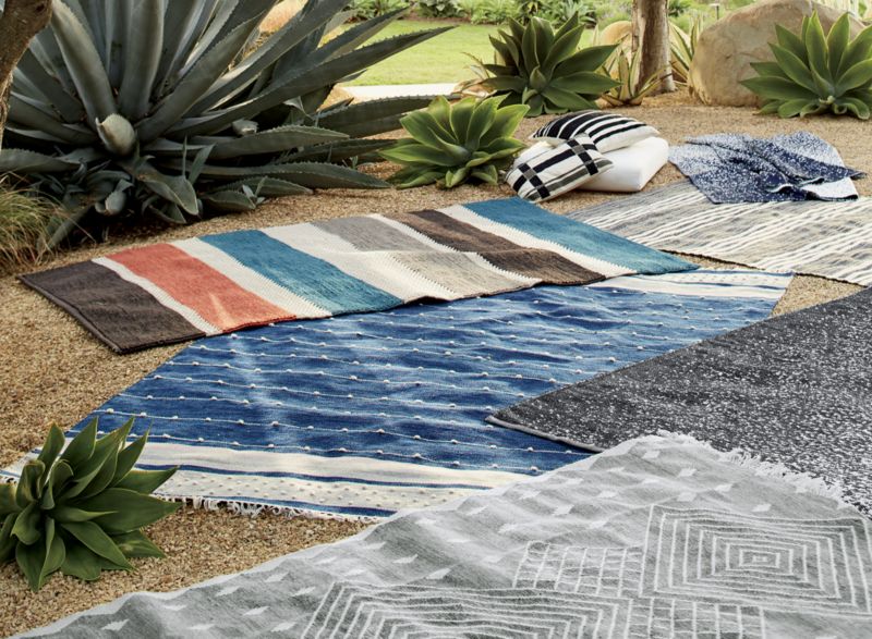 Inavi Blue Indoor/Outdoor Rug 3'x5' - image 3 of 5