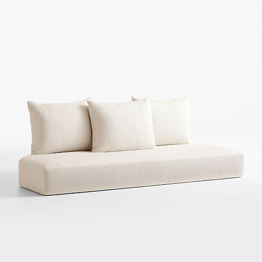 Replacement Bali Cast Ash Sunbrella ® Outdoor Sofa Cushion