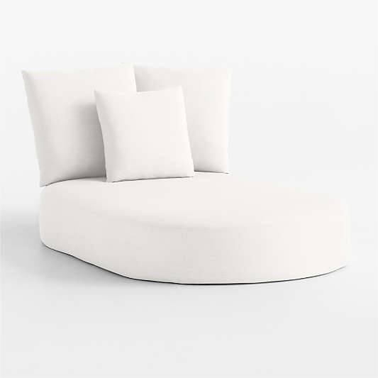 Replacement Bali Canvas White Sunbrella ® Outdoor Chaise Daybed Cushion