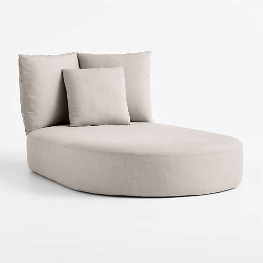 Replacement Bali Cast Ash Sunbrella ® Outdoor Chaise Daybed Cushion