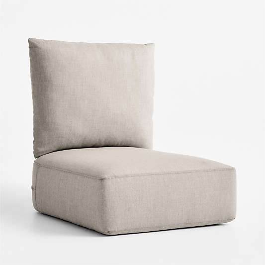 Replacement Bali Cast Ash Sunbrella ® Outdoor Lounge Chair Cushion