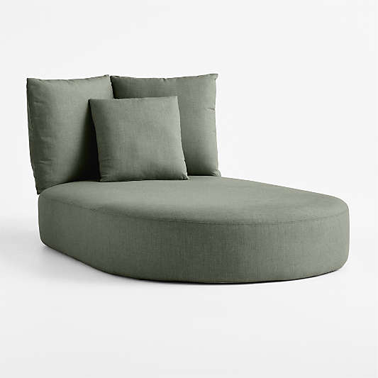 Replacement Bali Cast Sage Sunbrella ® Outdoor Chaise Daybed Cushion