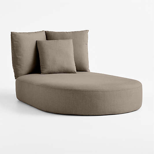 Replacement Bali Cast Shale Sunbrella ® Outdoor Chaise Daybed Cushion