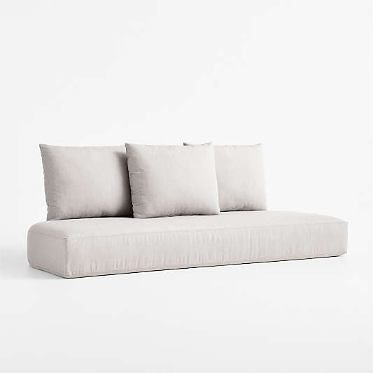 Replacement Bali Cast Silver Sunbrella ® Outdoor Sofa Cushion