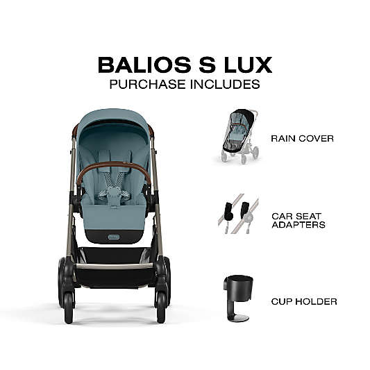 Cybex Balios S Lux Stormy Blue All Terrain Baby Stroller