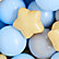 New! Blue and Star