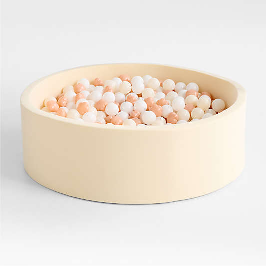 Extra Large Baby and Toddler Ball Pit with Flower Shaped Balls
