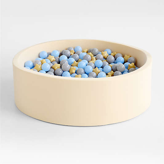 Extra Large Baby and Toddler Ball Pit with Star Shaped Balls