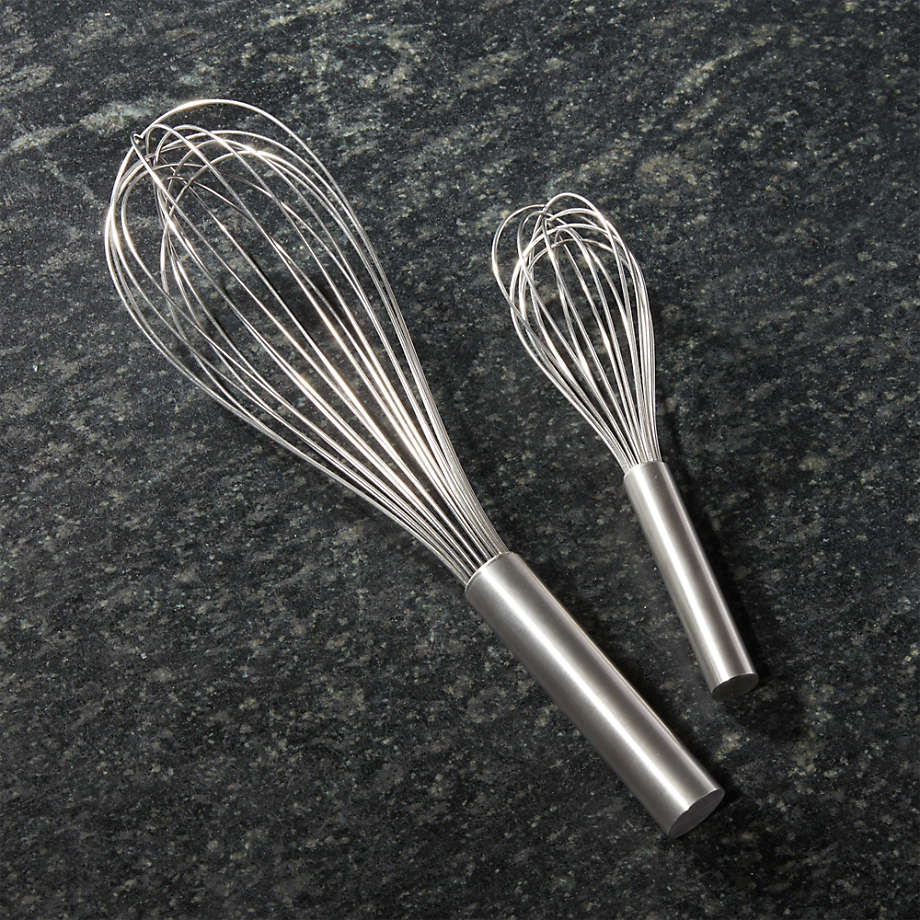 Home Basics Silicone Balloon Whisk with Stainless Steel Handle
