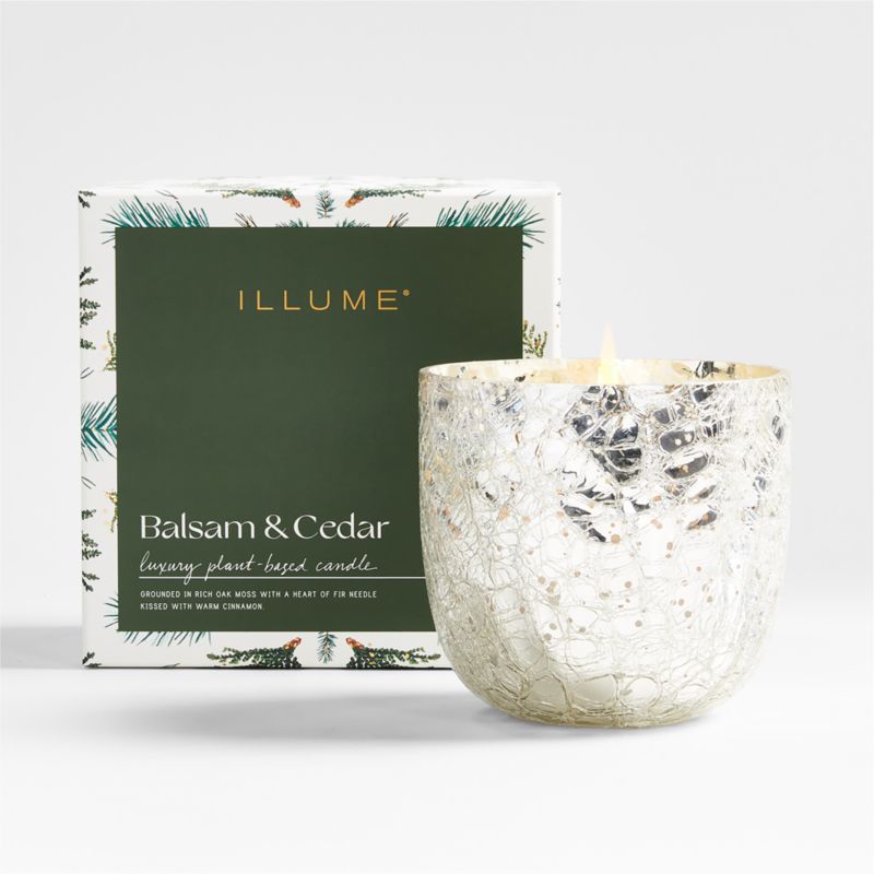 ILLUME ® Large Balsam and Cedar Holiday Scented Candle - image 0 of 3