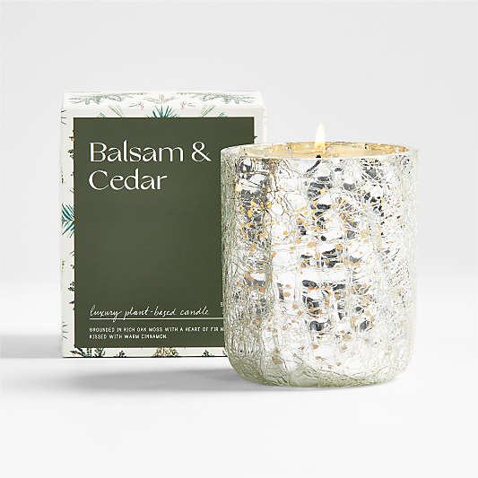 ILLUME ® Small Balsam and Cedar Holiday Scented Candle