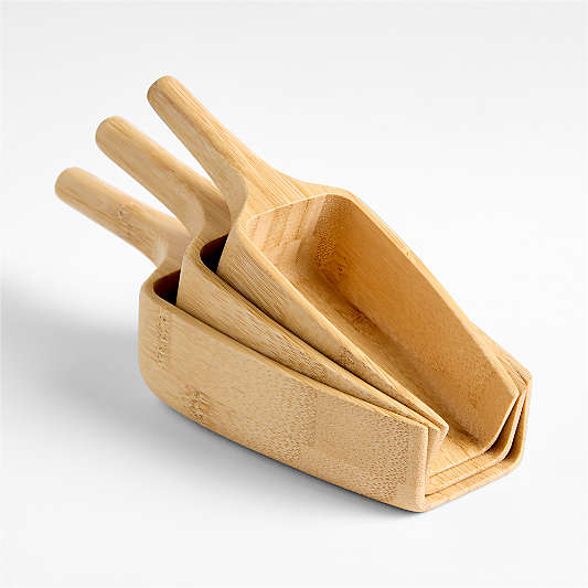 Bamboo 3-Piece Pantry Scoops Set