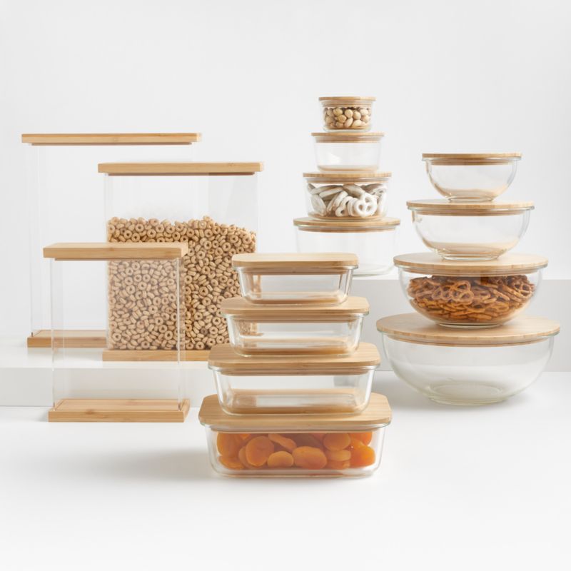 Baking Dishes with Bamboo Lids | Crate & Barrel