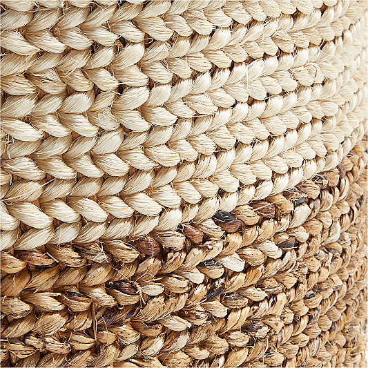 Small Banana Bark Woven Basket