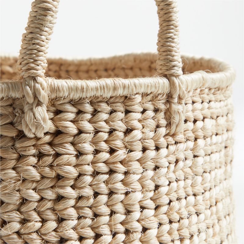 Medium Banana Bark Woven Basket - image 3 of 6