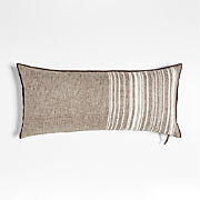 Burnt Green Throw Pillow Arrangement