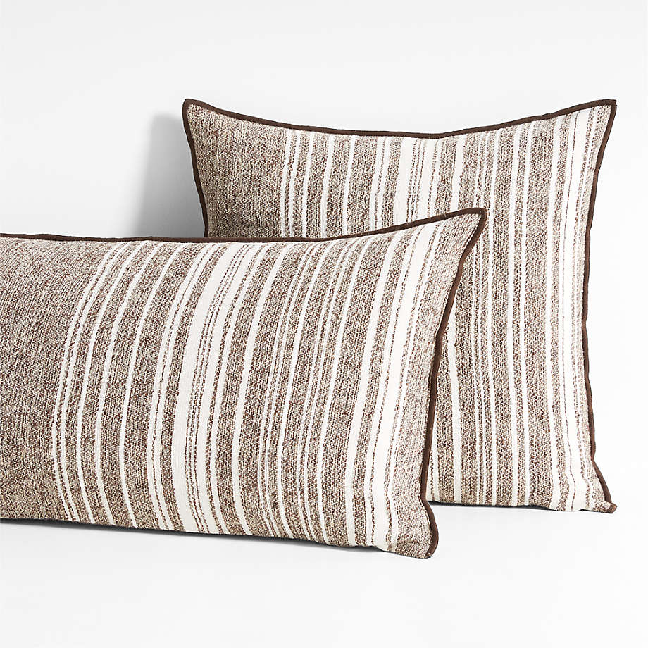 Beige textured throw pillows hot sale